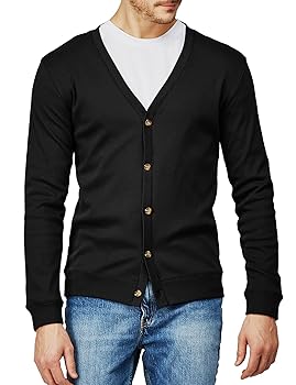 トップス ROUND NECK CARDIGAN /SLIM VNECK pullover H2H Mens Casual Solid Color Button Dwon V Neck Knit Cardigan